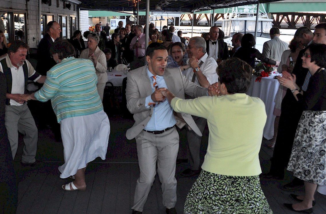 DJ Dancing Michael's Harborside Restaurant, Newburyport, Massachusetts