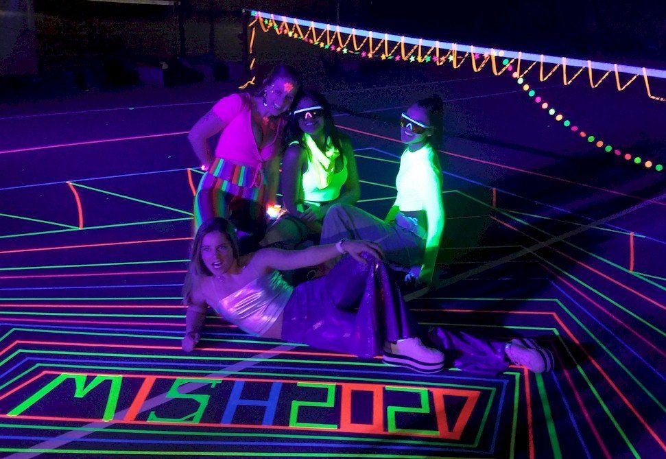 black light light show nh, ma, maine, new england