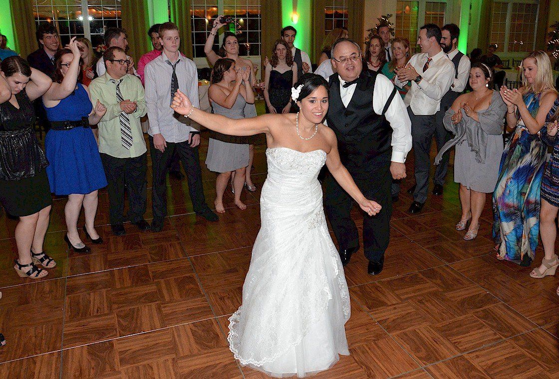 bride dances at LaBelle Winery of Derry, NH