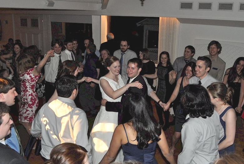 wedding ceremony at Lake Pearl Luciano's, Wrentham, Massachusetts