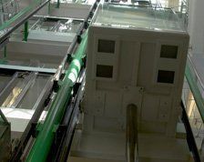For comprehensive lift services in Scotland, call Scotec Lifts Ltd on 0141 646 0900 A view up an elevator shaft with a glass roof