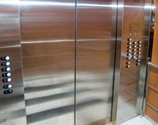 For expert lift design in Scotland, call Scotec Lifts Ltd today for your free quotation on 0141 646 0900 Image of smart lift doors from inside the cabin