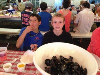 Two Kids at an Event - in Middletown, Rhode Island