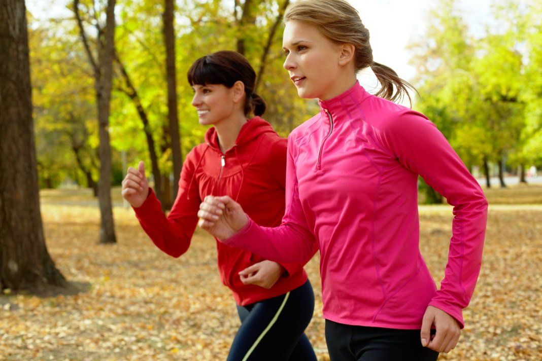 Women jogging