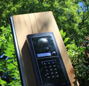 Keypad gate entry system