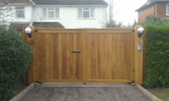 Timber gates