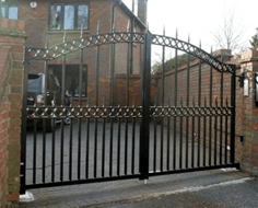 Steel gates