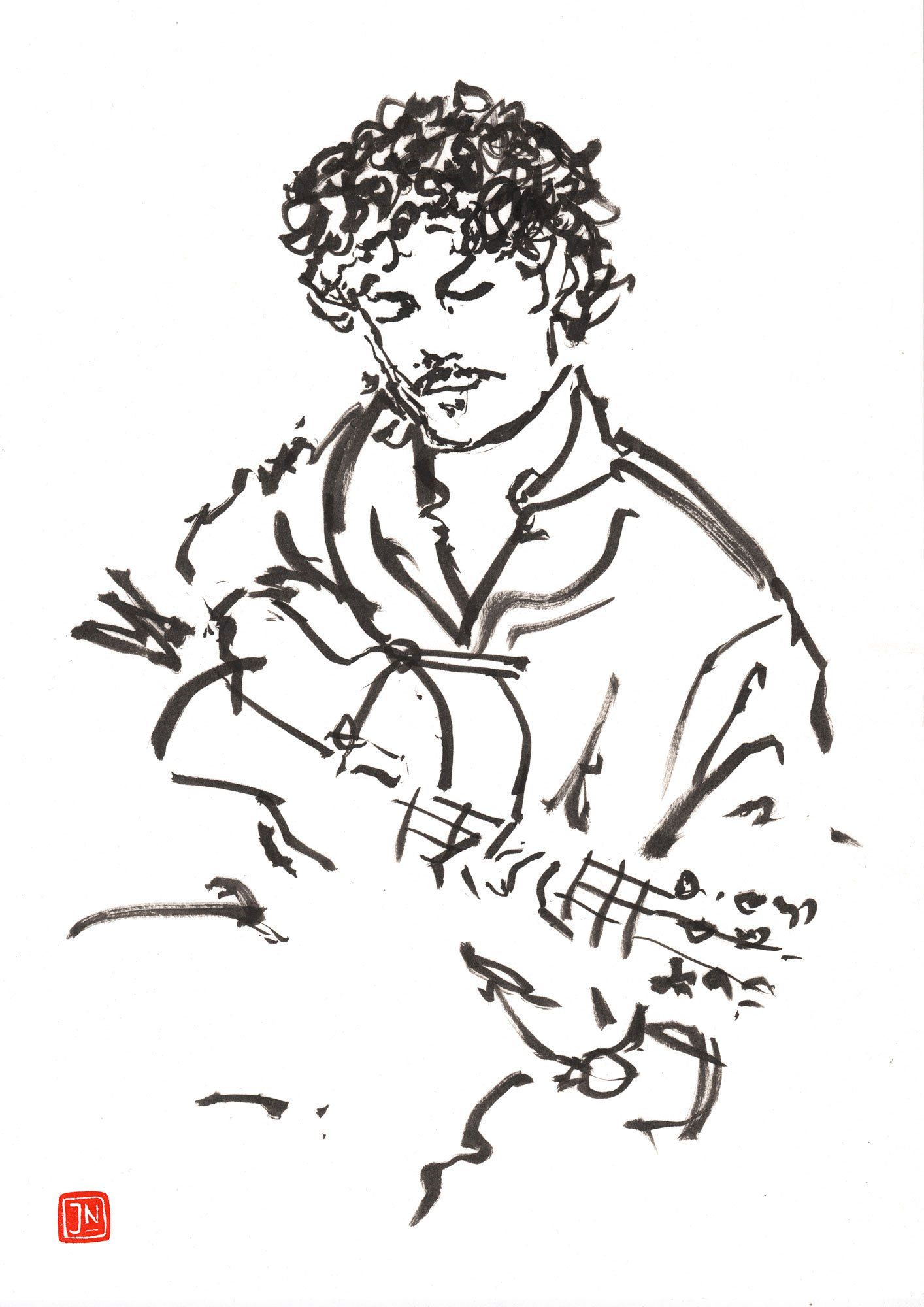 Flamenco guitarist