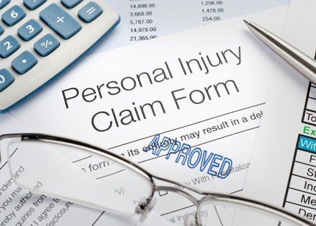 Personal injury claim form