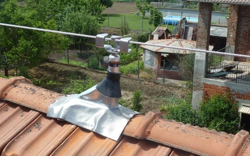 linee vita per lavori su tetti