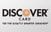 A blurred image of the discover card logo