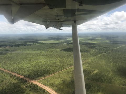 Woman in aircraft — Flight Training in Batchelor, NT Woman in aircraft — Flight Training in Batchelor, NT
