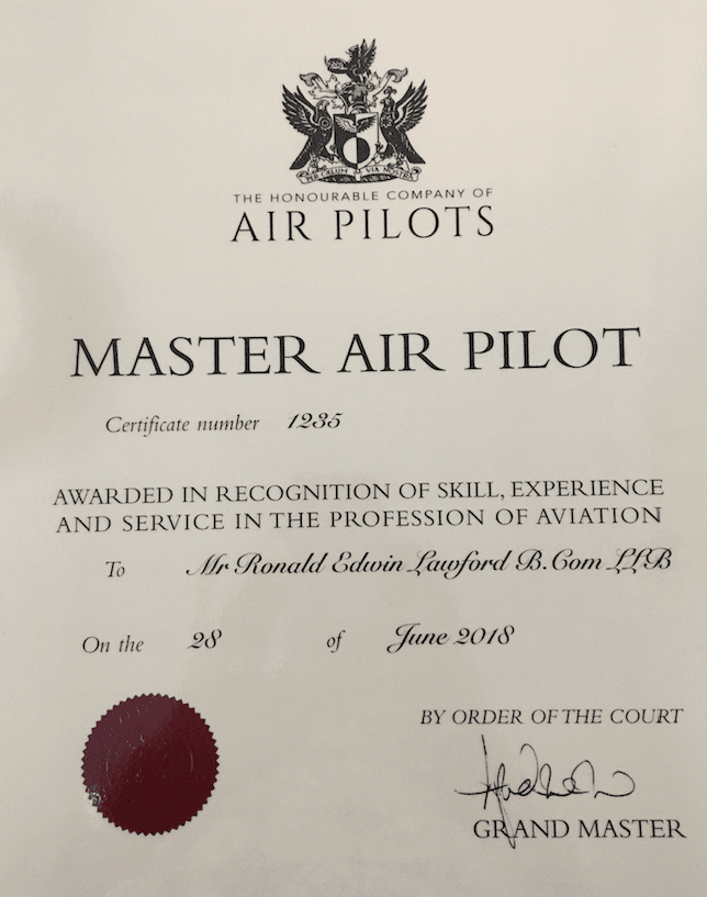 Master Air Pilot Award — Flight Training in Batchelor, NT Master Air Pilot Award — Flight Training in Batchelor, NT