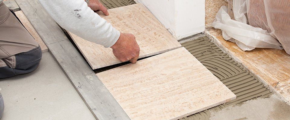 Tiling work