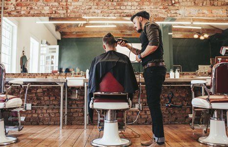 Modern hair salon