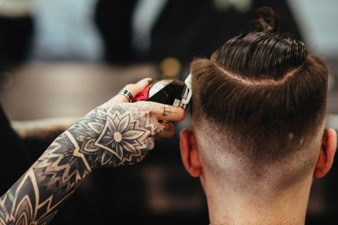 Stylish haircut