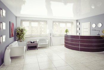 Clean reception area