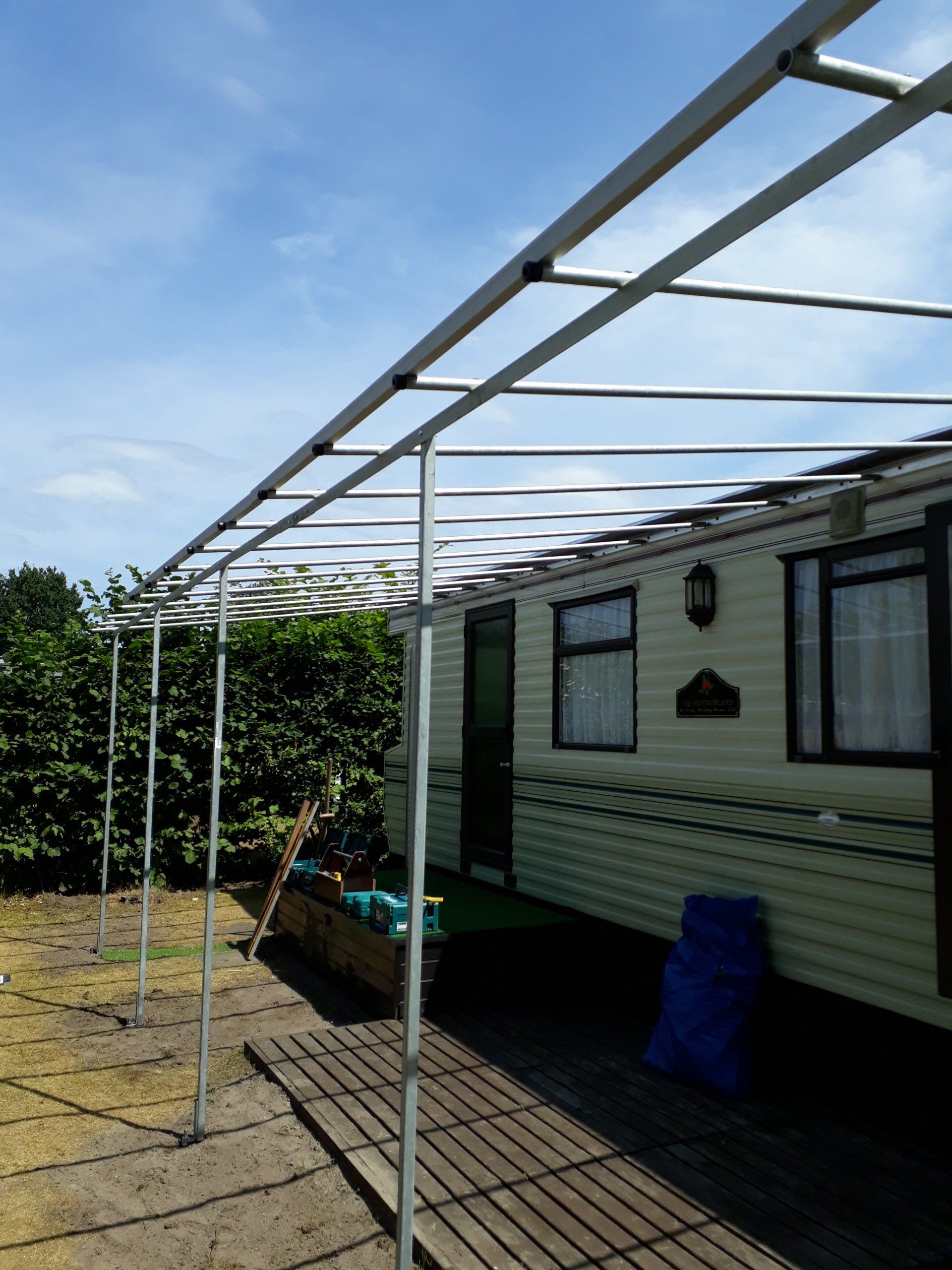 Vacationcare overkapping aan chalet 6