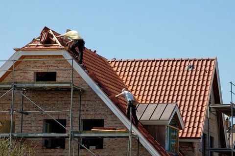 New roof tiles