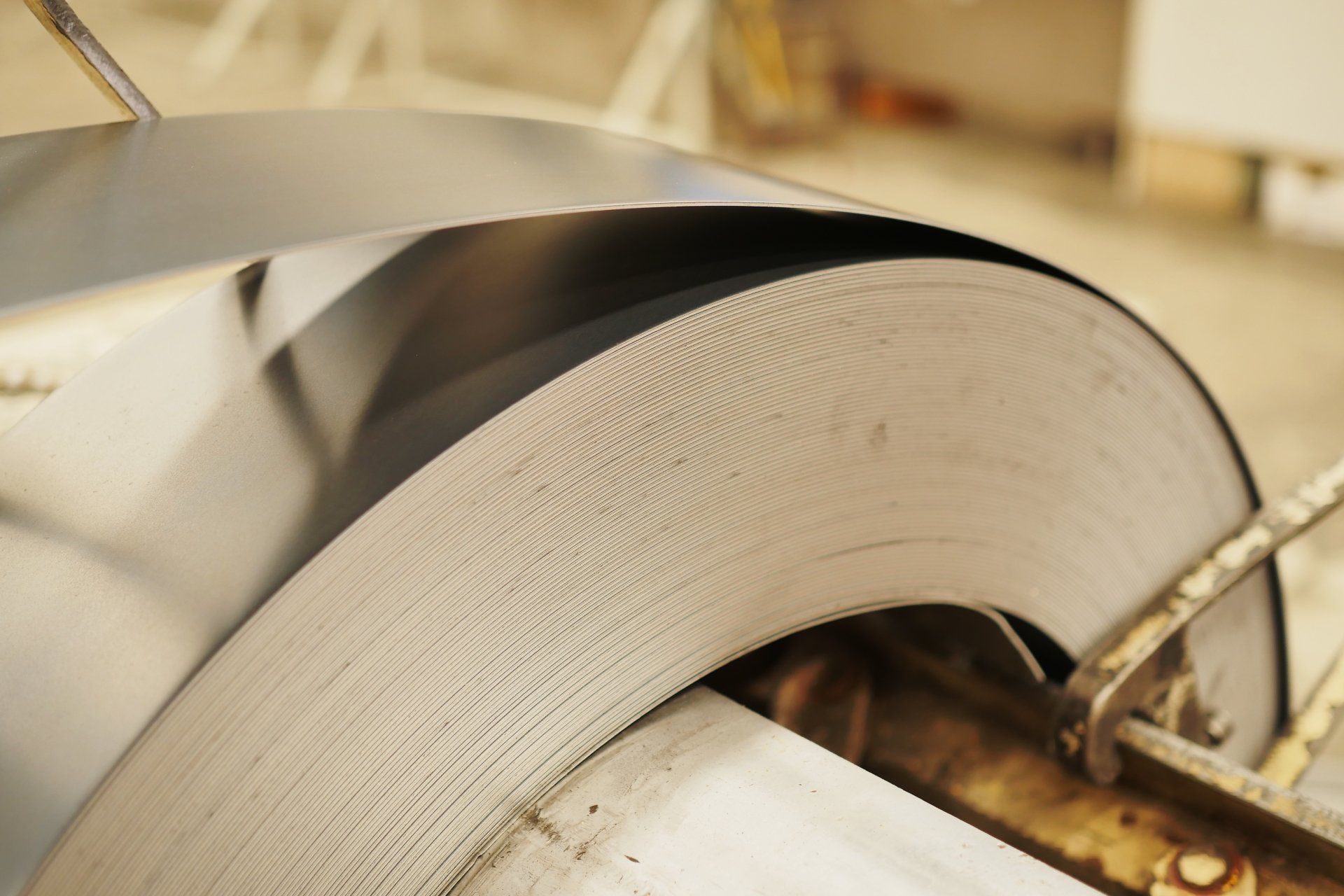 Steel coil spool
