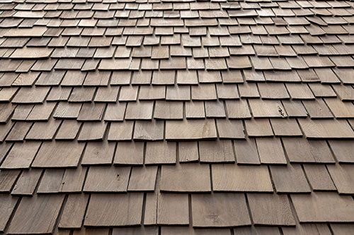 Ceder shake roof