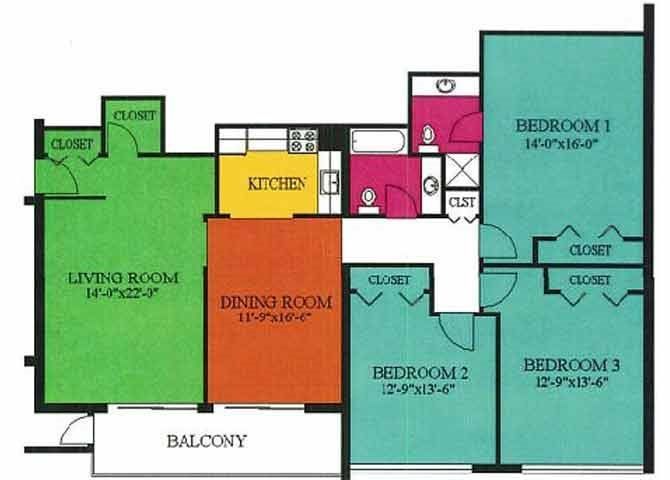 3 bed