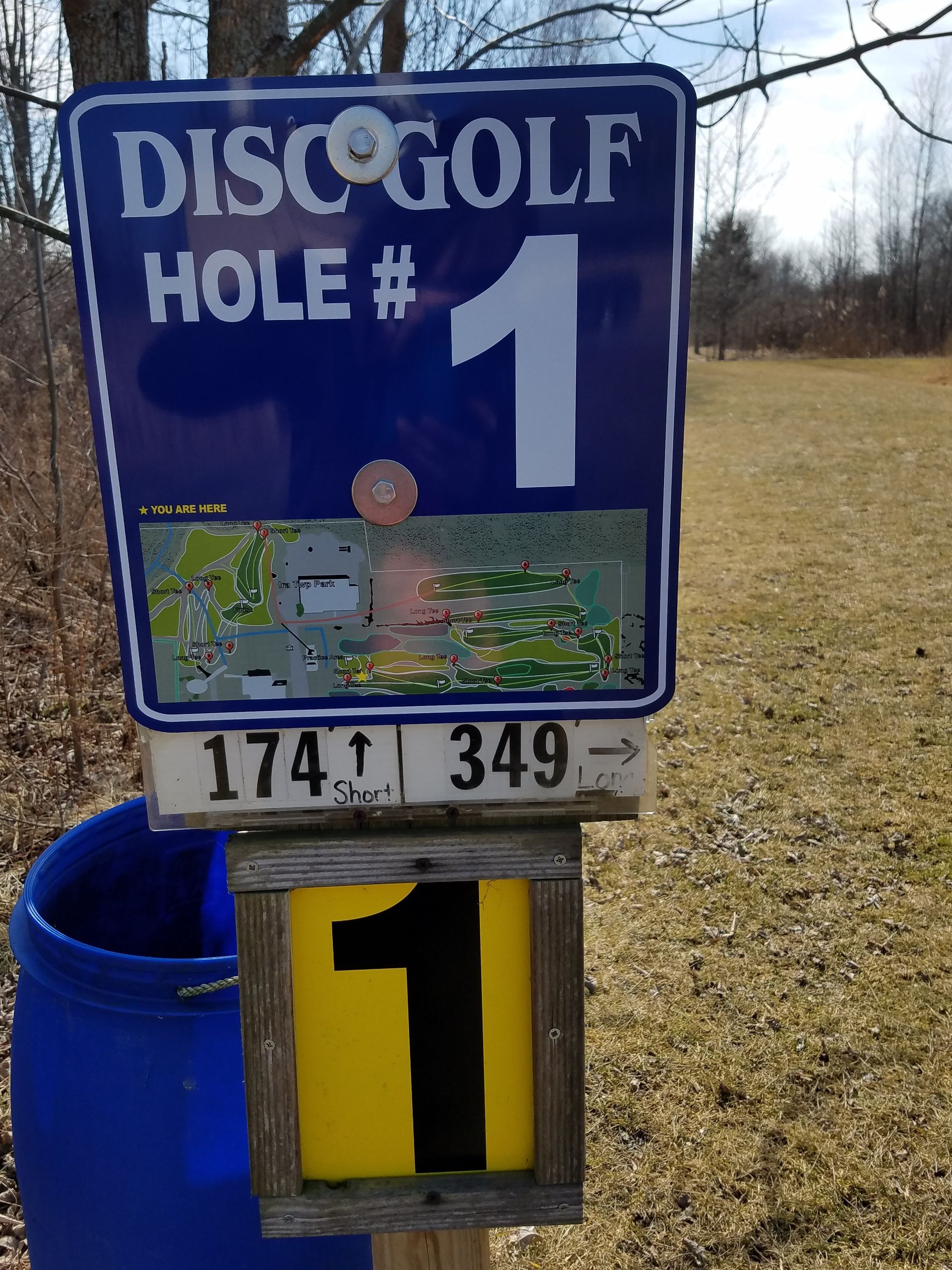 Disc Golf Hole #1