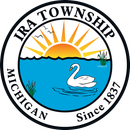 The seal of Ira Township Michigan Since 1837.