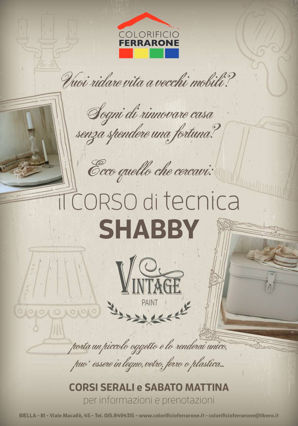 corsi per Shabby