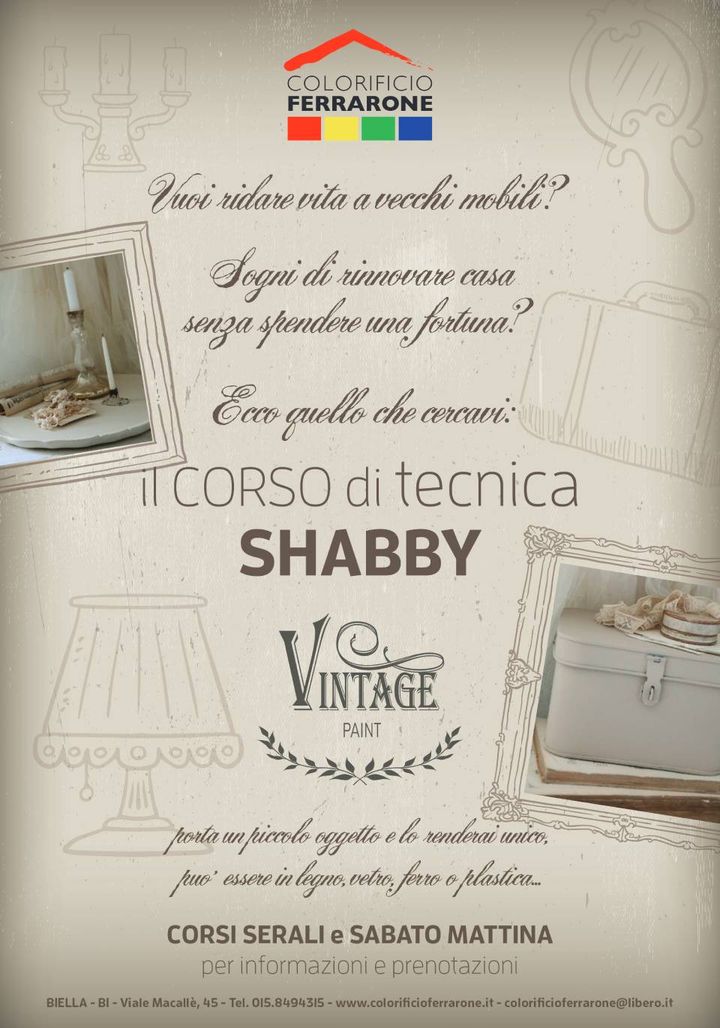 corsi per Shabby