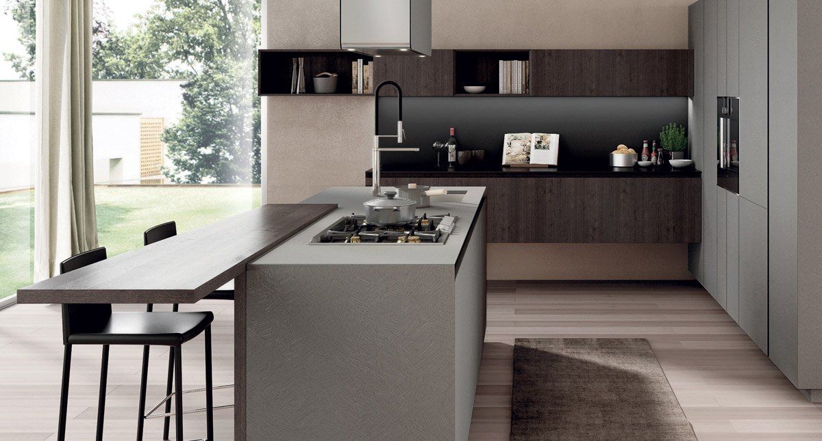 cucina con isola