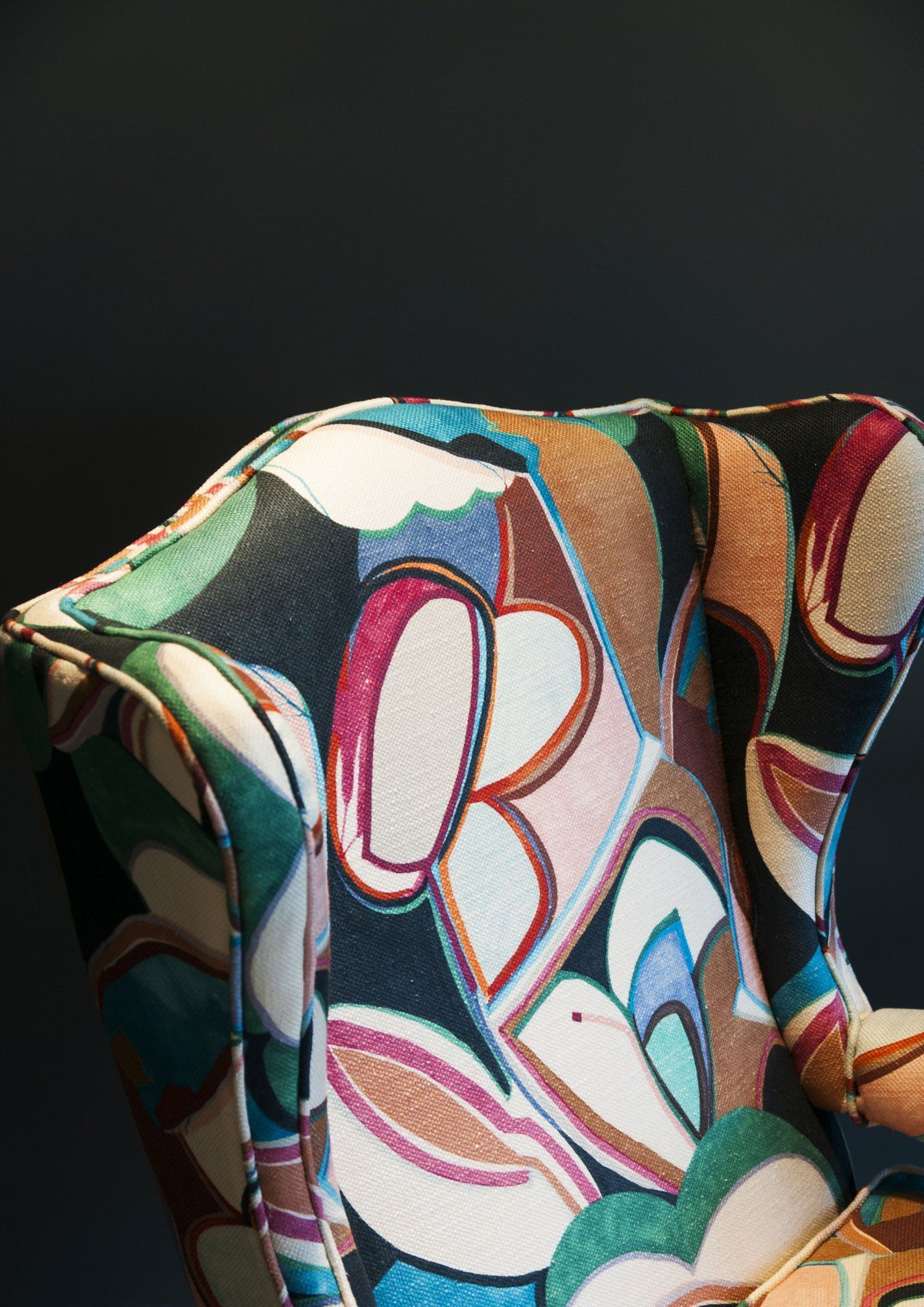 poltrona design colorata