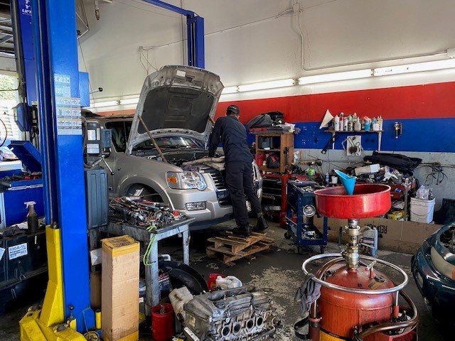 Mechanic On Auto Repair Shop — Lake Forest, CA — V-Tech Automotive