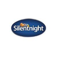 The silentnight logo is a blue oval with a zebra on it.