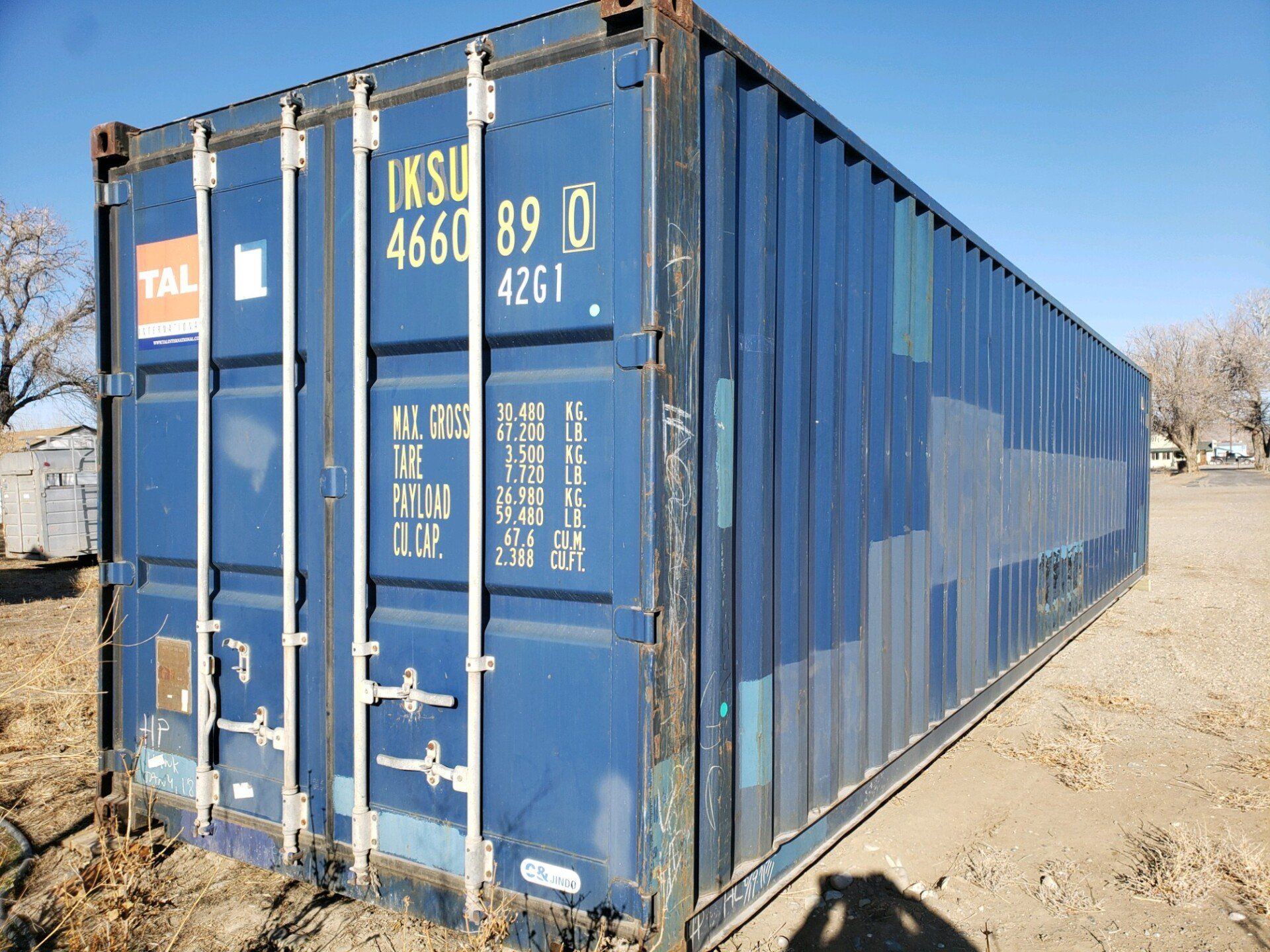 Blue Container — Cody, WY — Say Where Storage