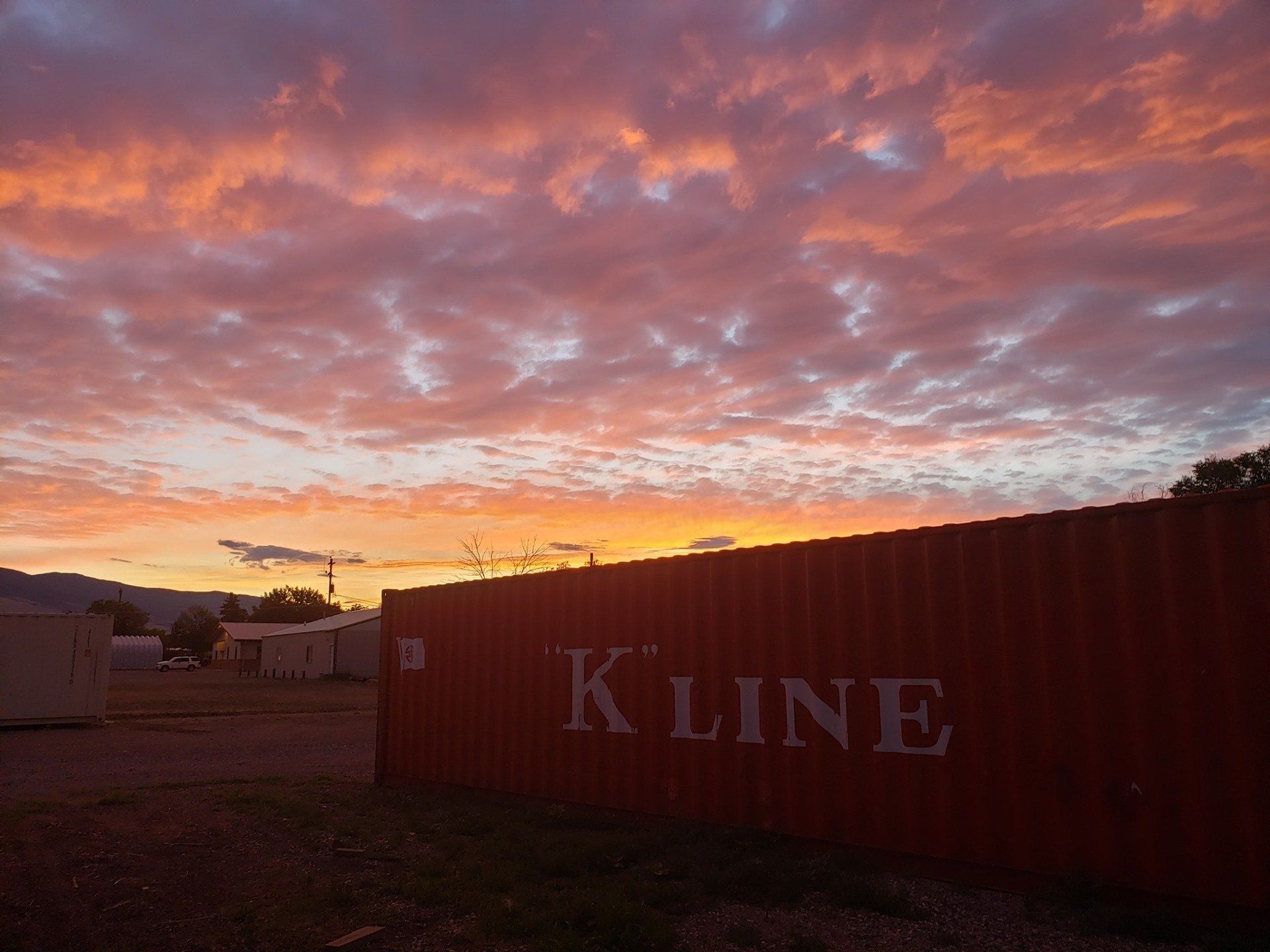Beautiful Sky and Portable Container — Cody, WY — Say Where Storage