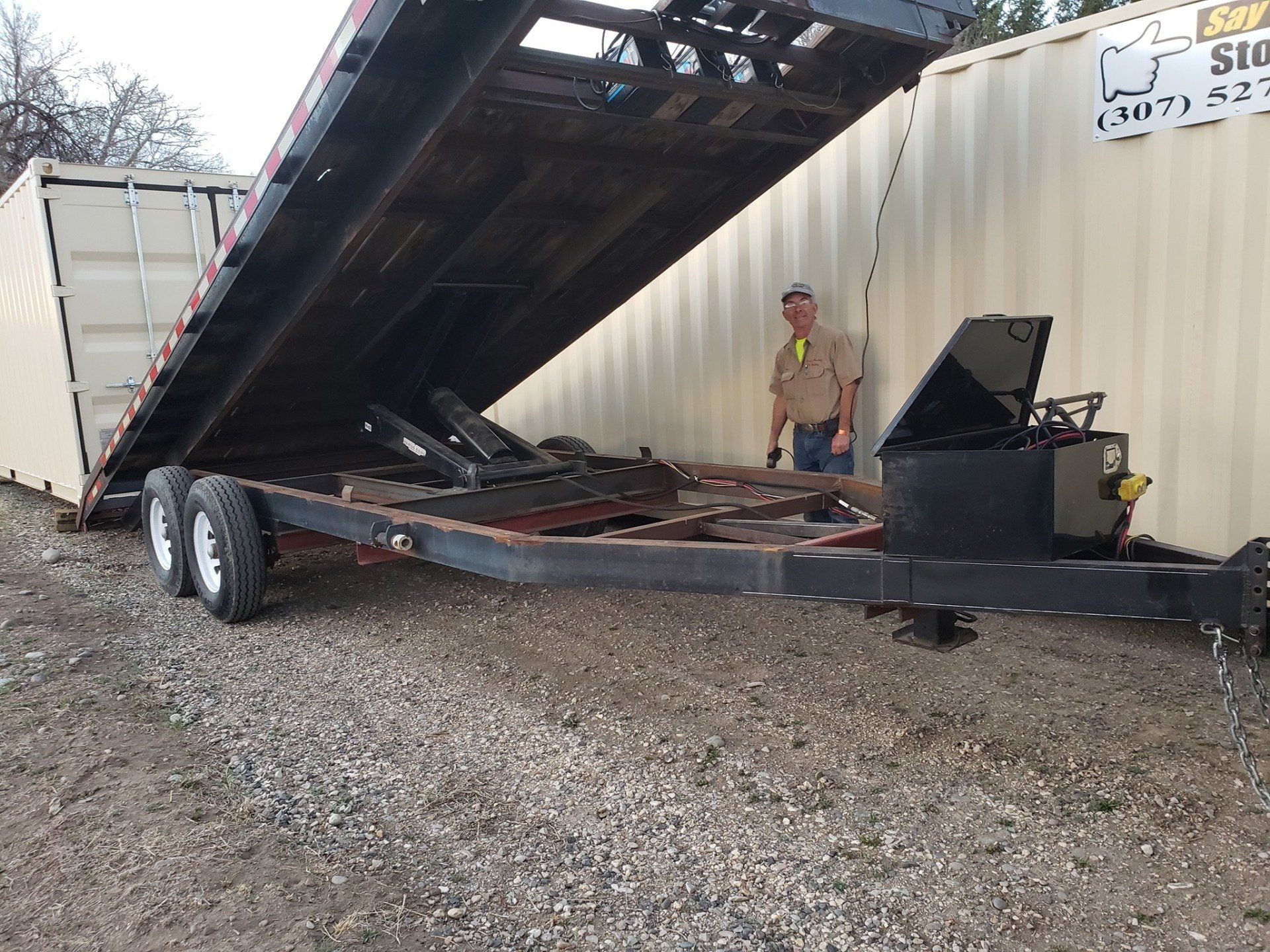 Man Preparing the Transportation Vehicle — Cody, WY — Say Where Storage
