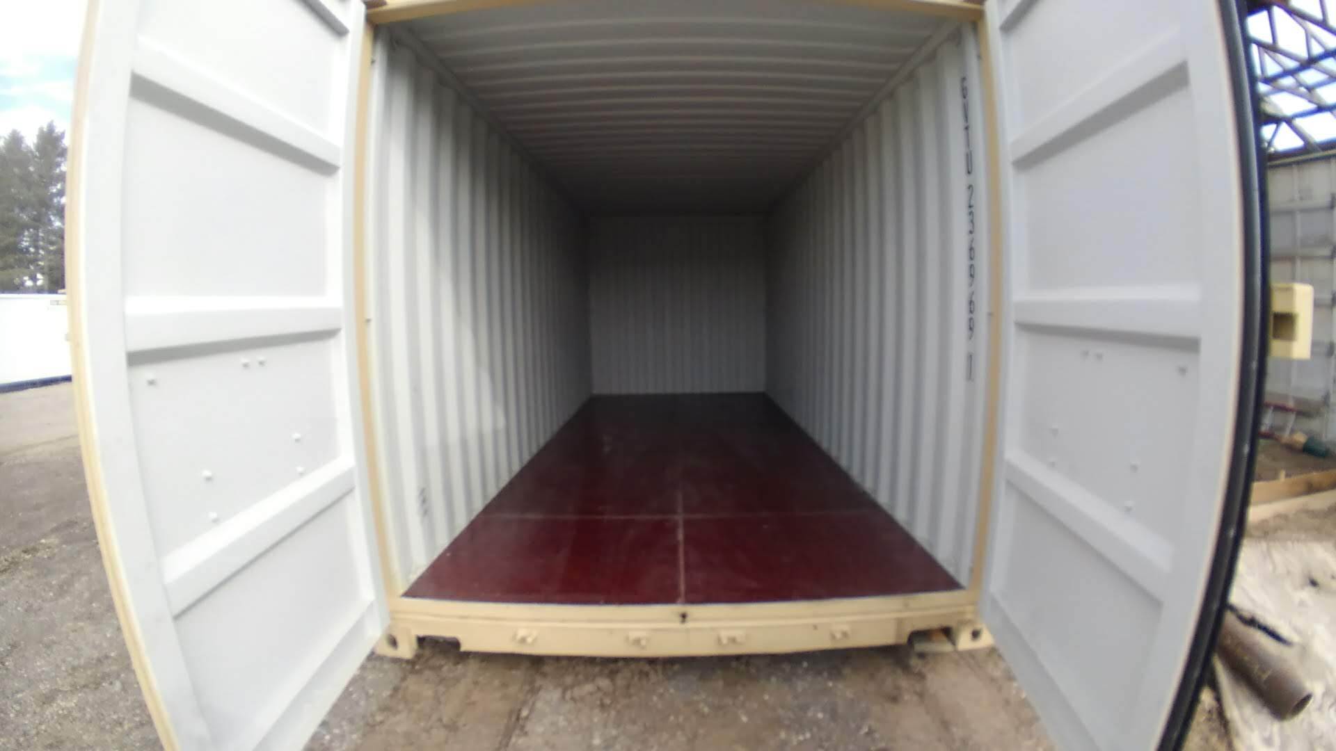 Container with Red Flooring — Cody, WY — Say Where Storage