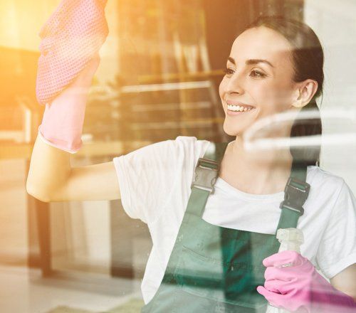 Cleaning Window — Poughkeepsie, NY — K&P Facilities Maintenance