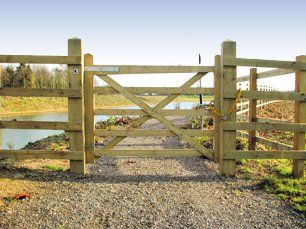 Fence post installation