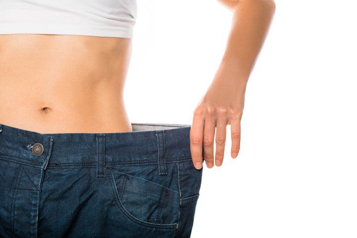 prova pantaloni dopo una dieta