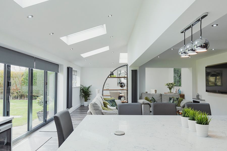 Beautiful Contemporary Kitchen and Living Room — Jacksonville, FL — Preservation Home Specialists