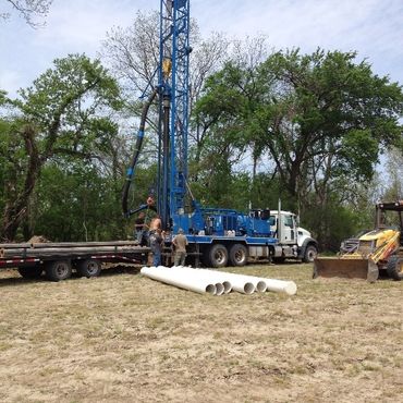 pump truck with tower up 
