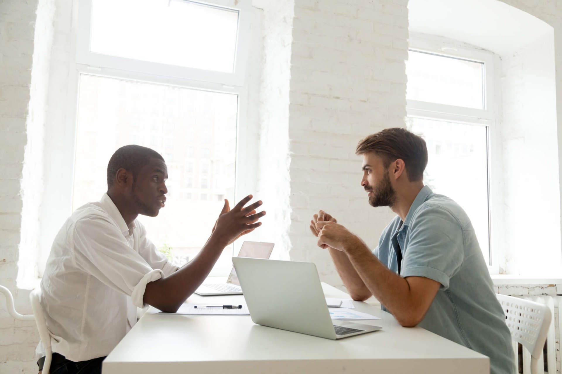 African-American and Caucasian Colleagues — Dallas, TX — Vertex Principles Group
