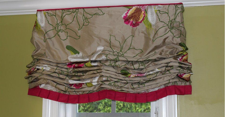 Custom Bedding — Floral Curtain  in Fort Myers, FL