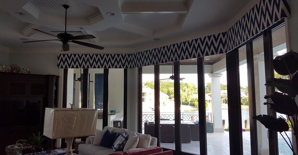 Custom Furniture — Big Glass wall and Ceiling Fan in Fort Myers, FL