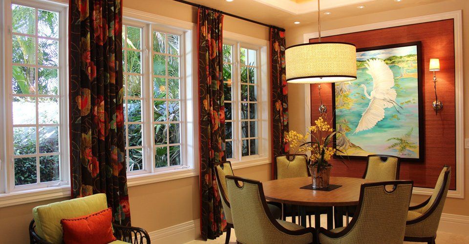 Custom Headboards — Couch and Table with Painting in Fort Myers, FL