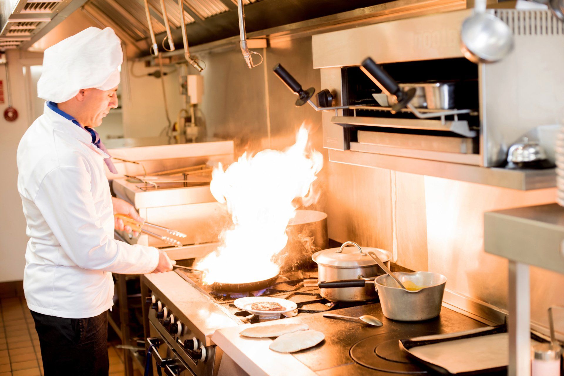 Fire Suppression System — Kitchen with Fire Suppression System Installed in Crestview, FL