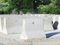 Precast Median Barriers - Precast Median Barriers, Parking Blocks, and Retaining Walls in Hanover, PA Precast Median Barriers - Precast Median Barriers, Parking Blocks, and Retaining Walls in Hanover, PA