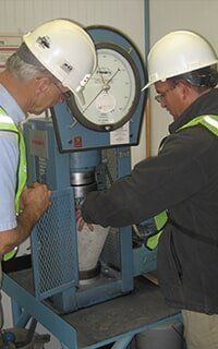 Compression testing — concrete testing services in Hanover, PA Compression testing — concrete testing services in Hanover, PA
